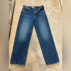 Madewell Low Slung Straight Jeans